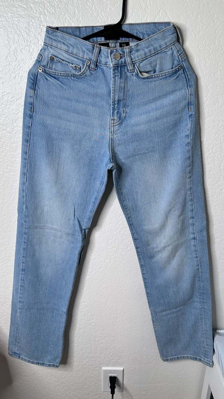 BDG Urban Outfitters Cowboy Jeans, Women's Light Wash Straight Leg - Size 24